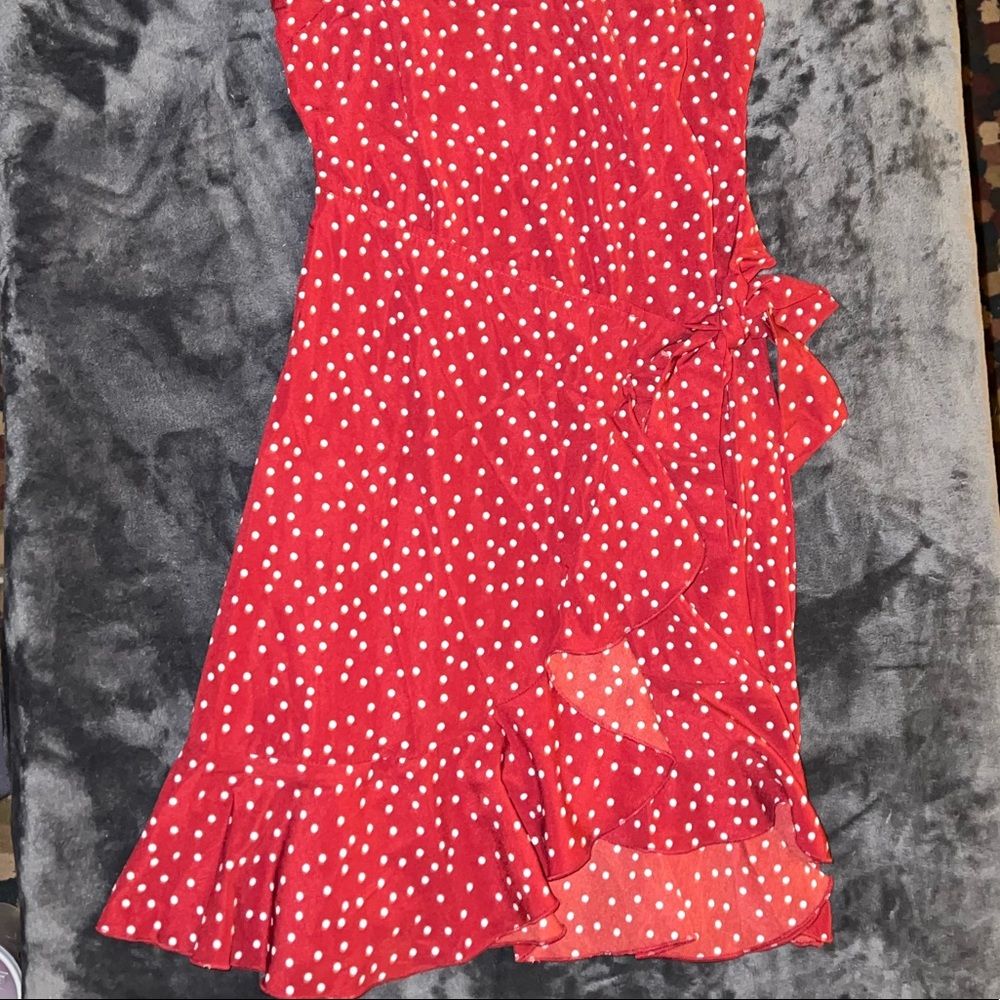 Princess Polly Caesura Mini Dress in Wine Size 2 New with tag - Picture 13 of 15